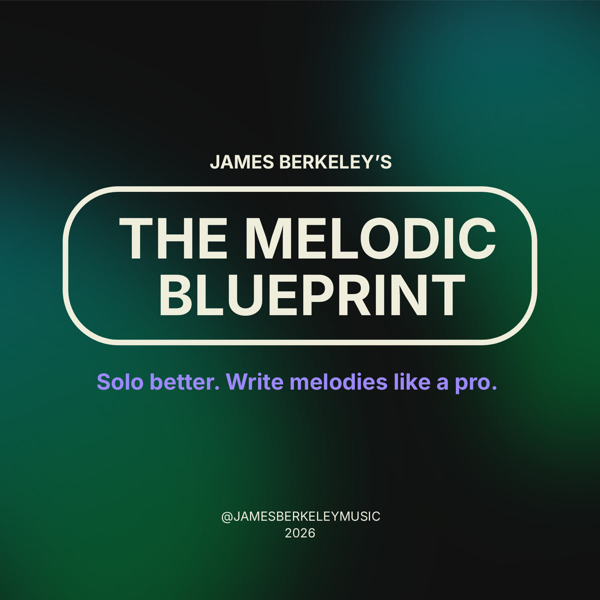 INTRODUCTION TO THE MELODIC BLUEPRINT